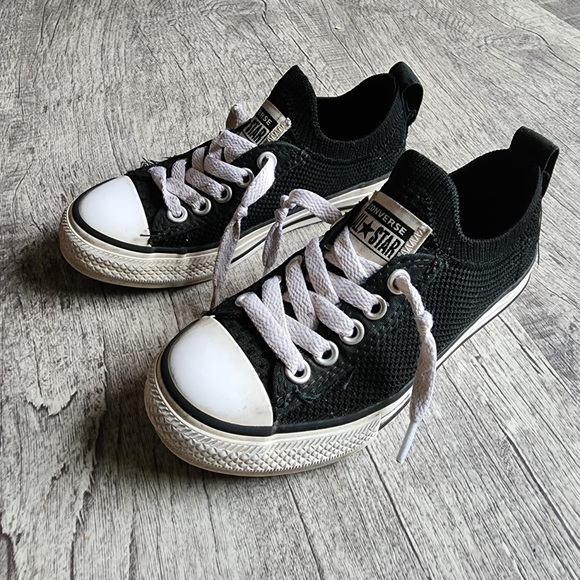 Converse All Star Shoreline Unisex Kids SZ 11 Black Sneakers - Picture 1 of 13